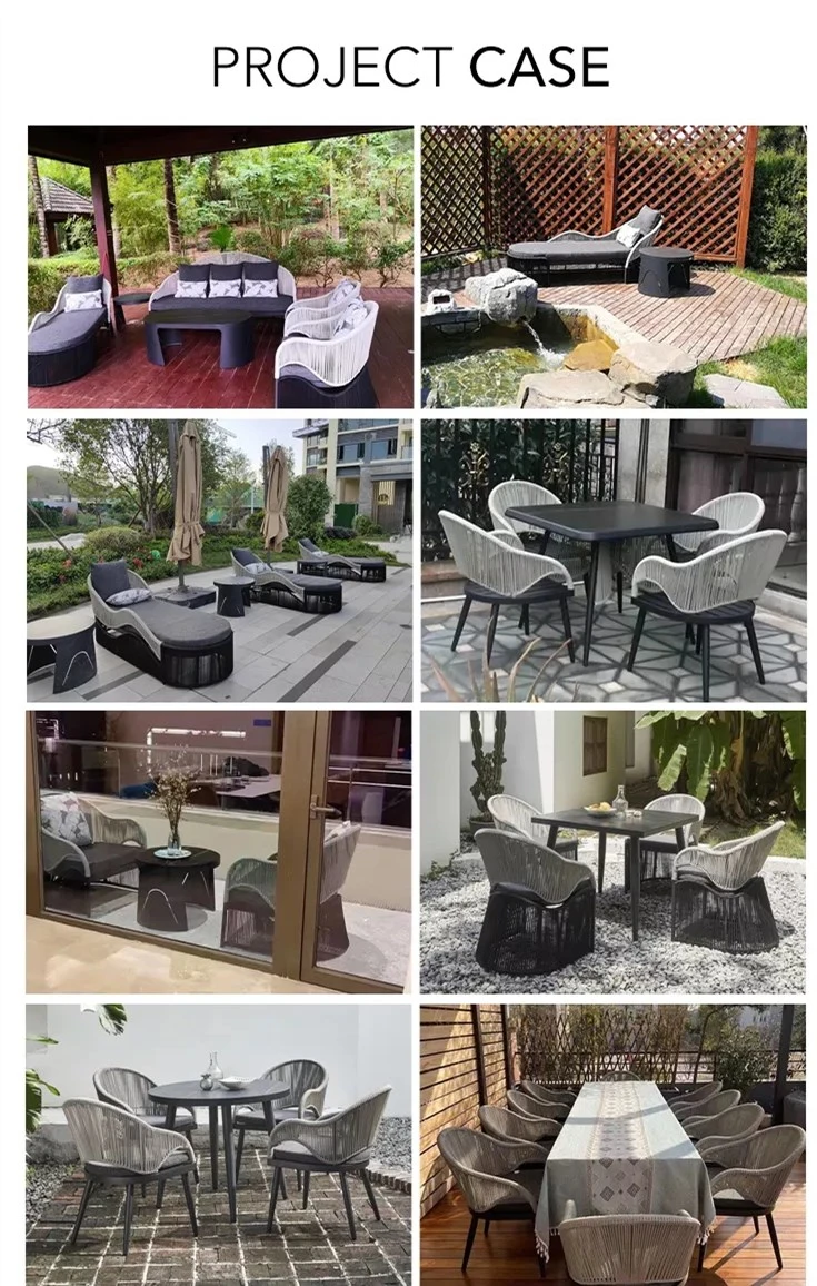 Competitive Price Bistro Patio Garden Furniture Dining Outdoor Restaurant Table and Chair Sets