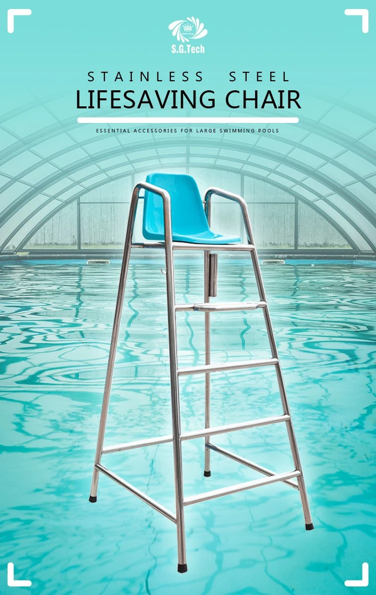 Factory Supply Stainless Steel Swimming Pool Lifesaving Chair