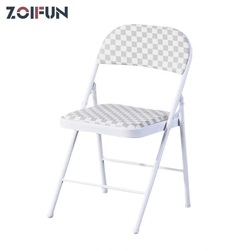 Outdoor Plastic Acrylic Steel Metal Folding Camping Dining Beach Wedding Events White Chairs for Sale