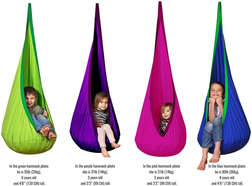 Outdoor Tree Playground Child Pod Swing Hanging Children Hammock Chair