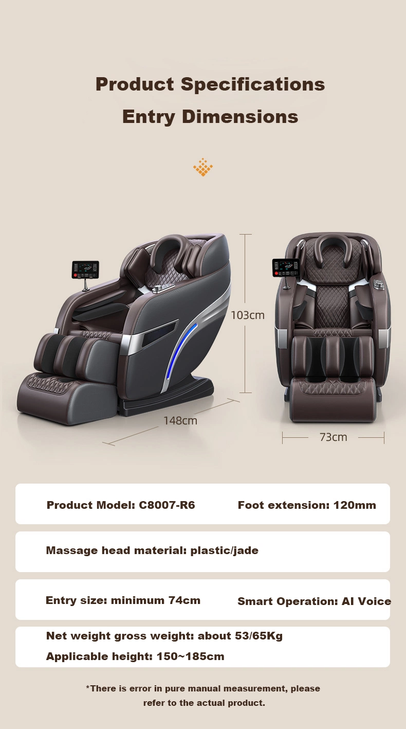 Ningdecrius Portable Zero Gravity 2022 4D Zero Gravity Shiatsu Luxury Price Recliner Wholesale Shiatsu Electric Full Body Massager Zero Gravity Massage Chair