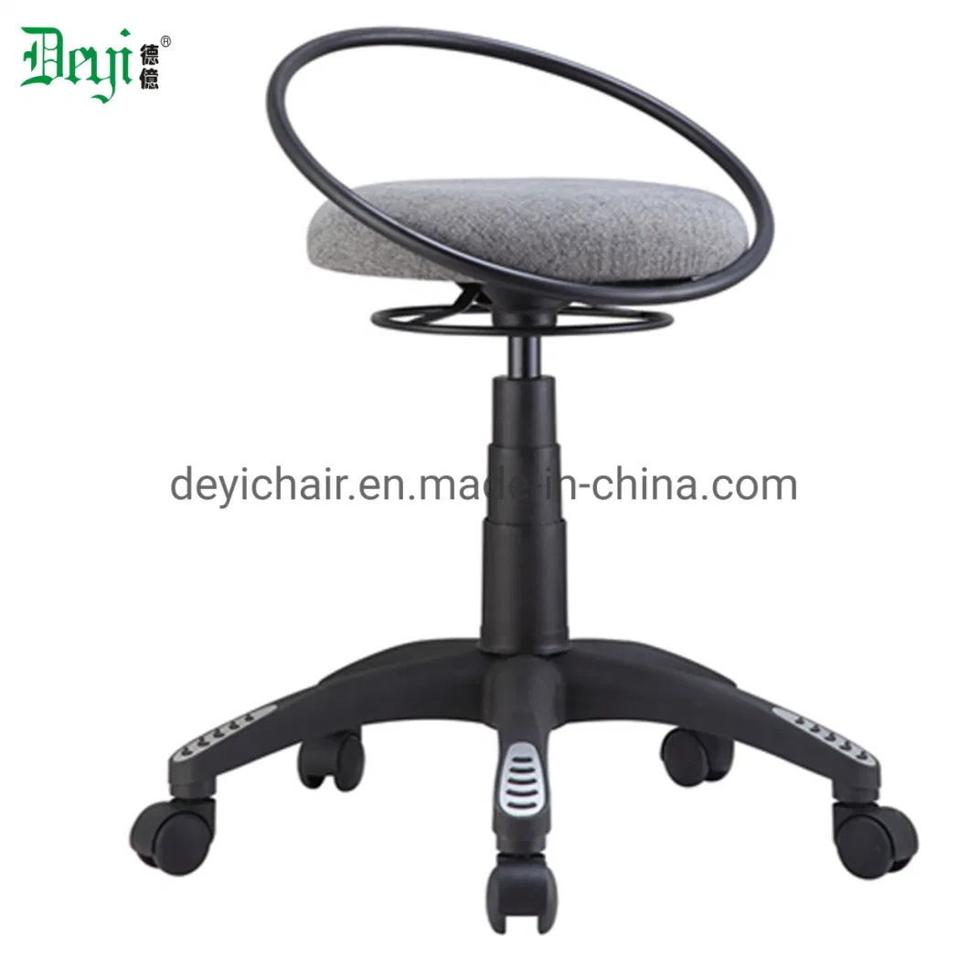 Seat up and Down Mechanism with Back Support Round Stool Chair