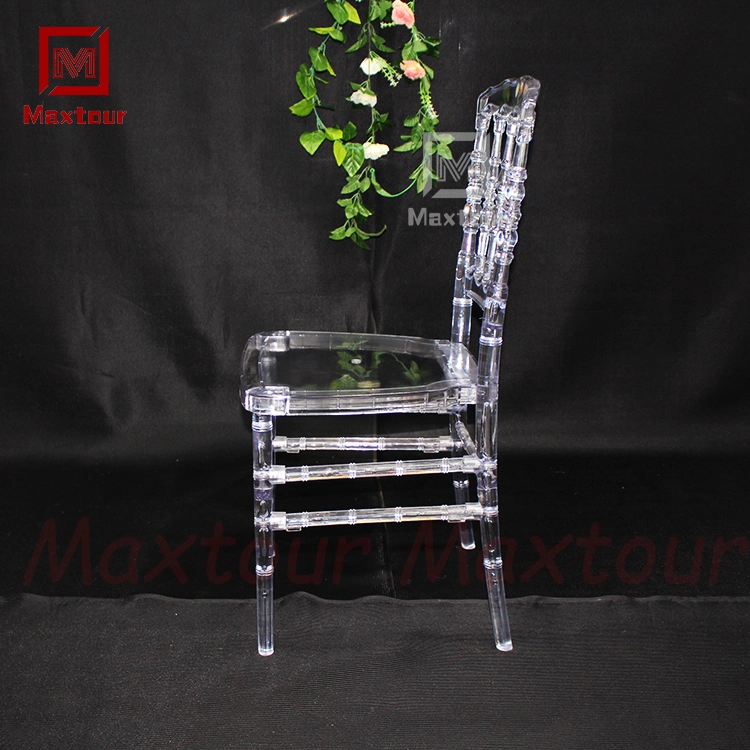 Clear Resin Acrylic Napoleon Chair for Eventos