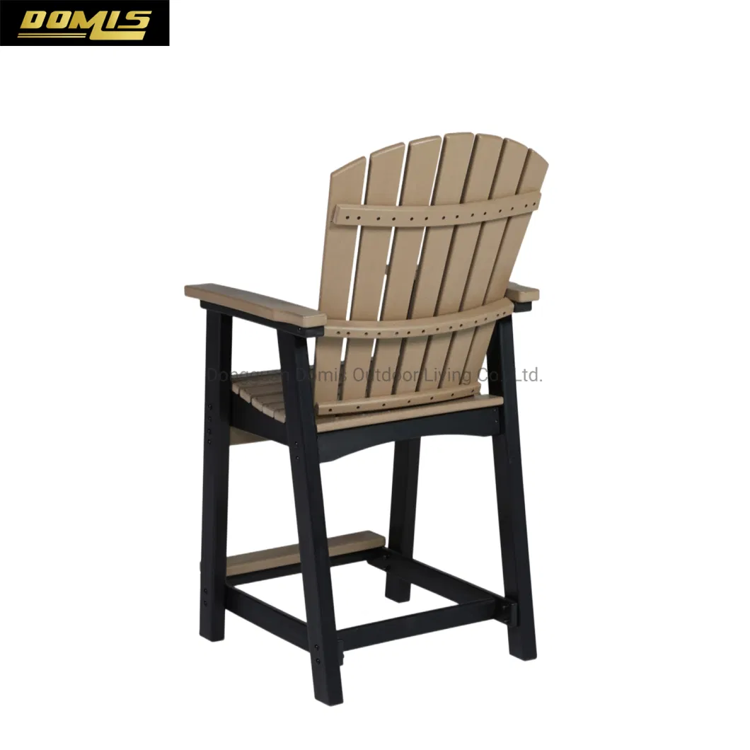 New Style Outdoor Garden Adirondack Chair Furniture Outdoor HDPE Bar Stool