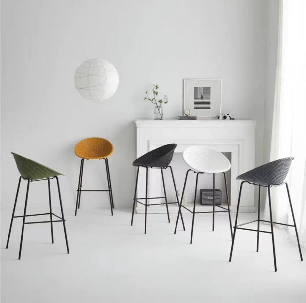 Wholesale Home Modern Furniture Restaurant Living Room Bar Stool Plastic Dining Chair