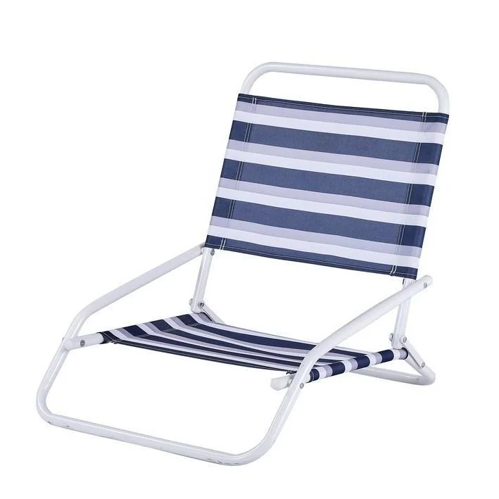 High Quality Outdoor Portable Camping Chairs Summer Stripes Folding Beach Sand Chair