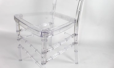 Wholesale Cheap Price Clear Plastic Resin Chivari Tiffany Phoenix Napoleon Transparent Hotel Chiavari Chair for Wedding