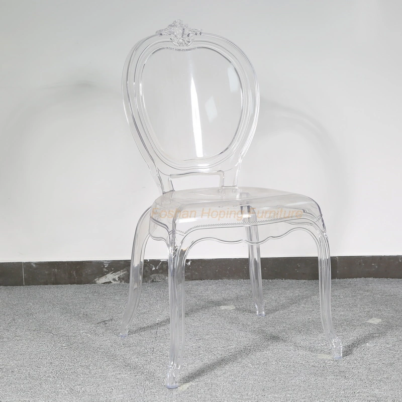 Clear Resin Crystal Bella Princess Chiavari Wedding Restaurant Furniture Dining Chair