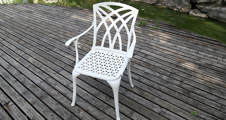 Cast Aluminum Patio Furniture Outdoor Garden Furniture Weston Kd Armchair