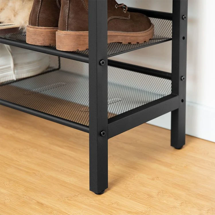 Wholesale 01hx 3-Tier Shoe Bench Shoe Rack with Seat Shelf