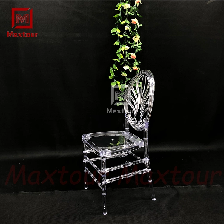 Wedding Clear Acrylic Outdoor Dining Furniture Restaurant Picnic Plastic Resin Chiavari Tiffany Crystal Chair