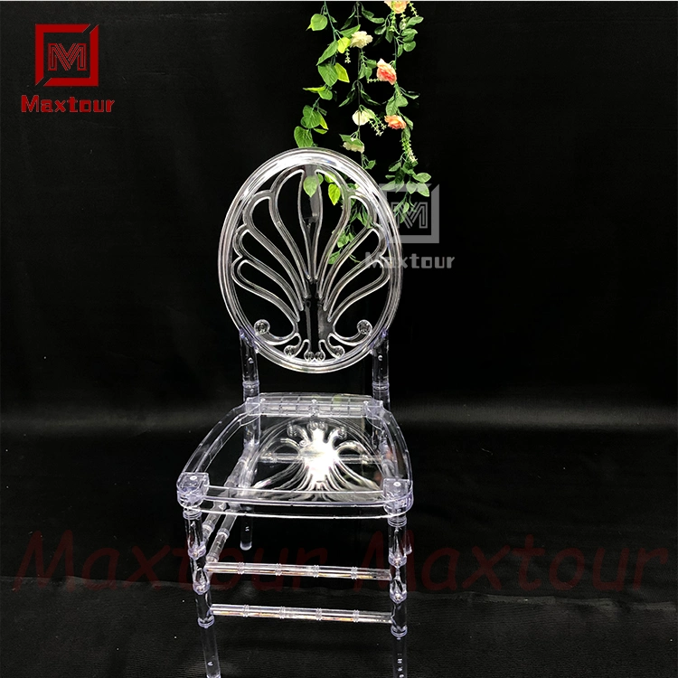 Wedding Clear Acrylic Outdoor Dining Furniture Restaurant Picnic Plastic Resin Chiavari Tiffany Crystal Chair