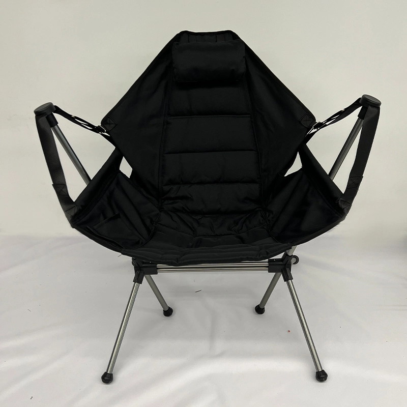 New Arriver Outdoor Portable Camping Rock Chair Camping Folding Rocking Chair for Adults