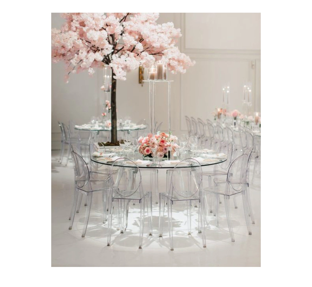 Transparent Rentals Acrylic Crystal Plastic Ghost Sillas Phoenix Chair