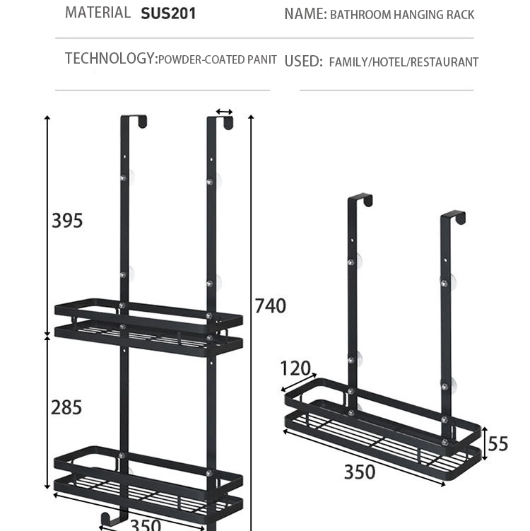 Easy to Move, Rustproof Metal Kitchen Storage Rack, Microwave Holder Rack,