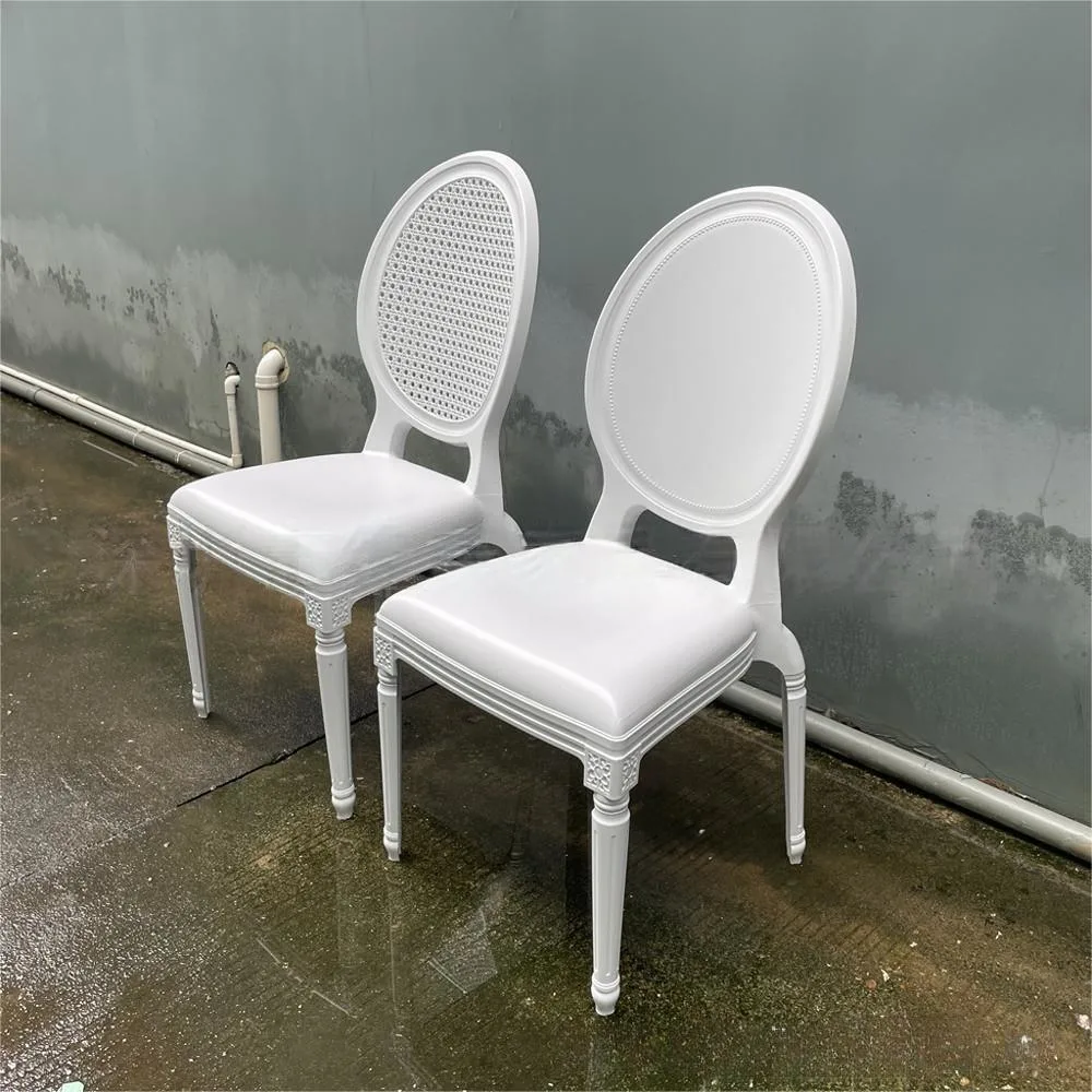 White O Back Commerical Knock Down Wholesale Garden Resin Wedding Tiffany Chairs