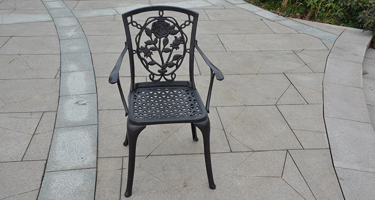 Cast Aluminum Patio Furniture Outdoor Garden Furniture Weston Kd Armchair