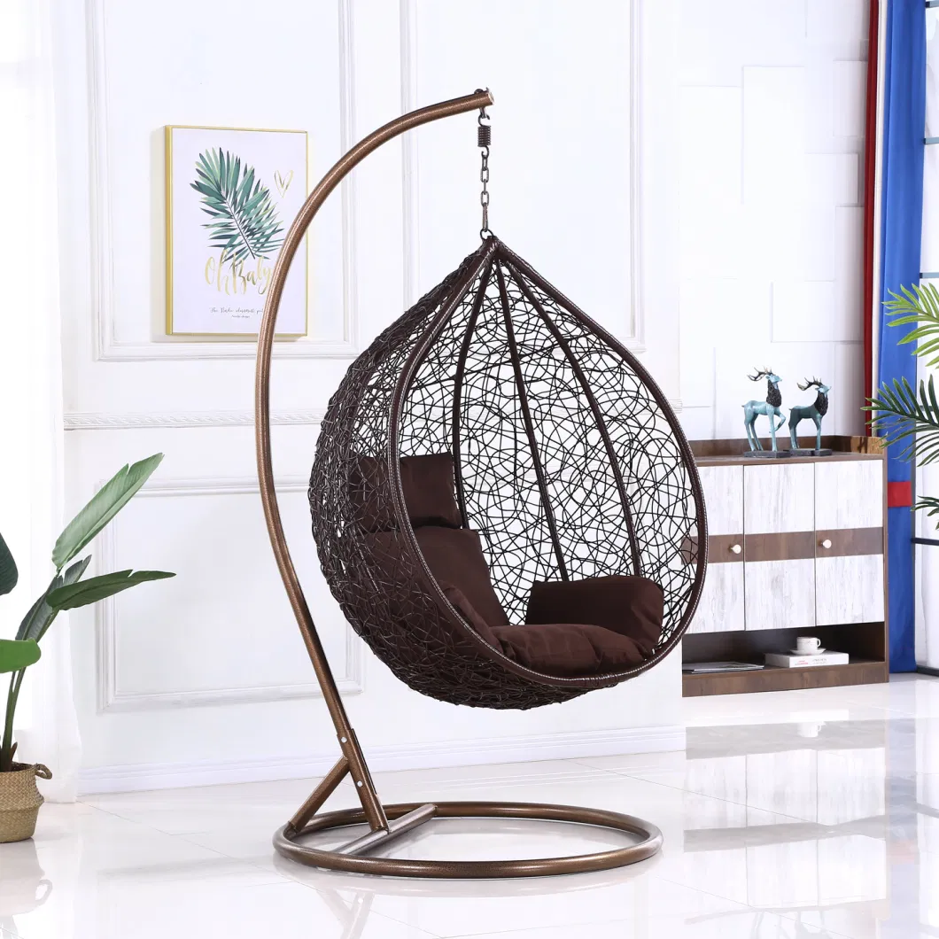 Comfortable and Charming Garden Furniture Swing Lounge Hanging Pod Patio Rocking Leisure Egg Swing Chair