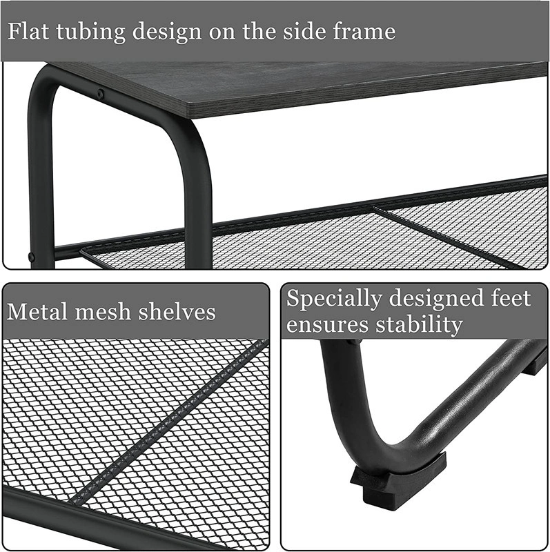 Modern Custom Living Room Three-Layer Iron Mesh Removable Shoe Rack 0354