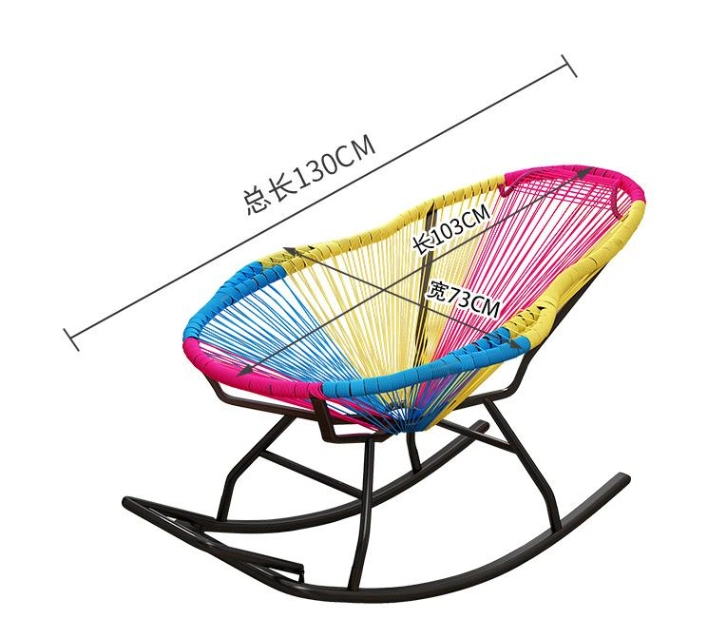 China Wholesale Outdoor Patio Beach Seaside Picnic Camping Furniture Chairs Rocking Rattan Chair