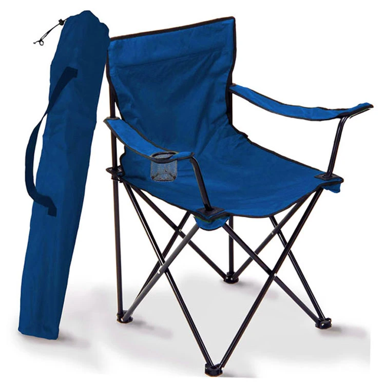 Outdoor Portable Foldable Metal Beach Chair Foldable Lightweight Camping Chair