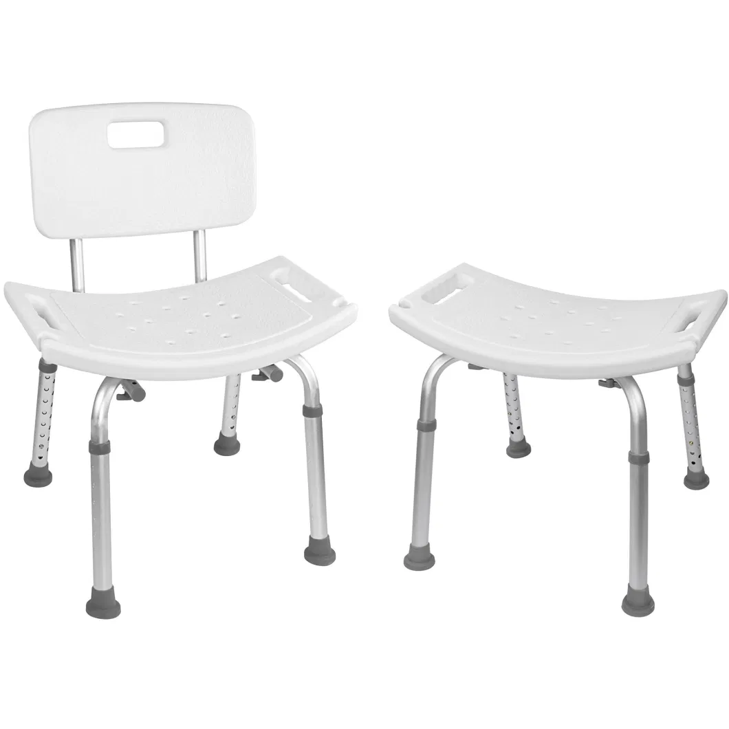 White CE Approved Brother Medical Carton Sliding Shower Chair for Elderly