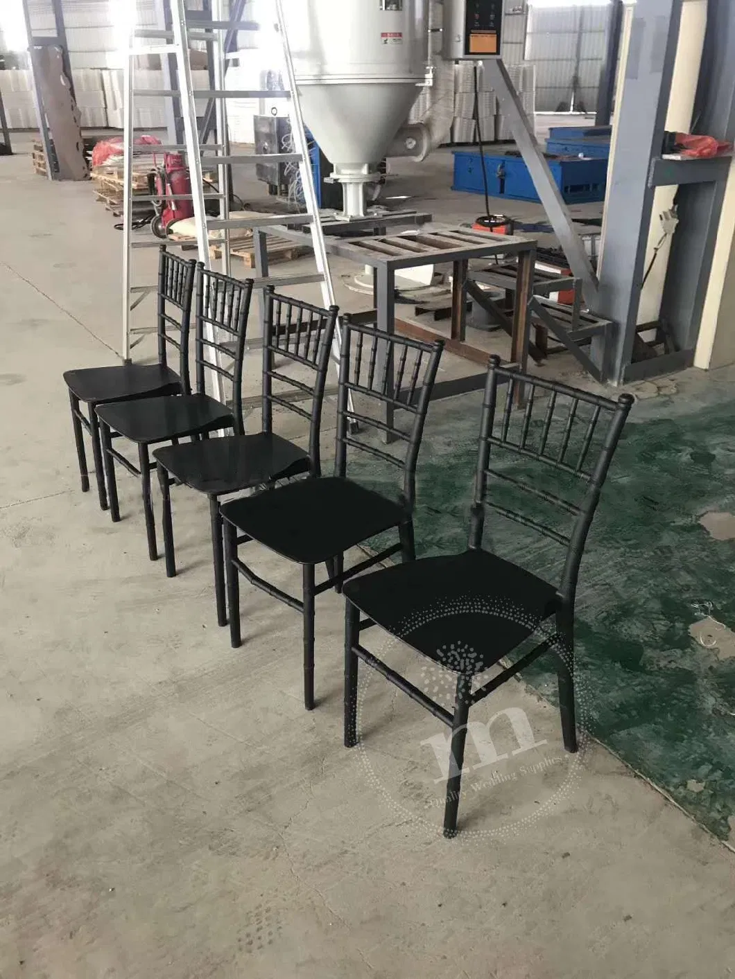 Wholesale Stackable Rental Monobloc Funeral Plastic Chair Bamboo Dining Chairs for Event