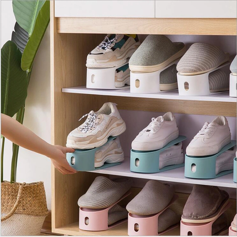 Shoe Slot Shoe Stack Shoe Rack Stackers Organizer for Closets Space Saver Home Dorm Room Storage Organization Esg12174