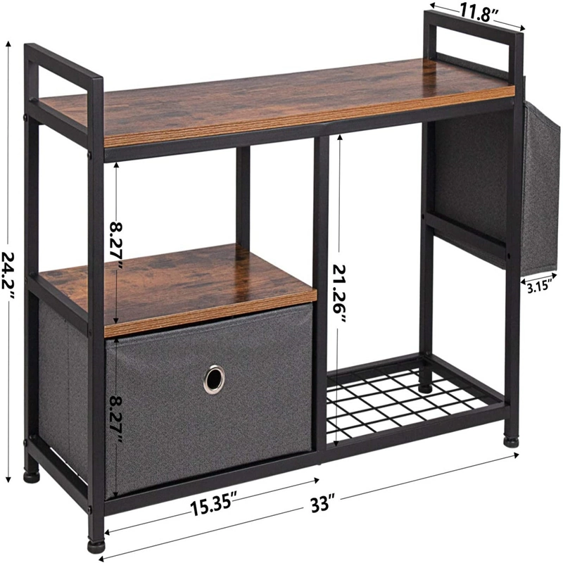 Simple Porch with Cloth Drawer Storage Shoe Rack 0357