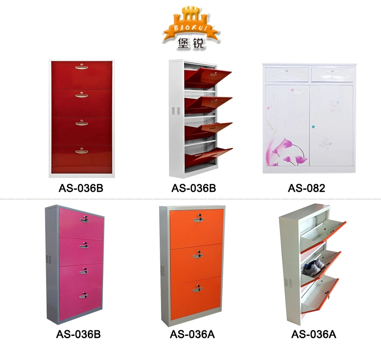 Low Price Metal 4-Drawer Shoes Rack