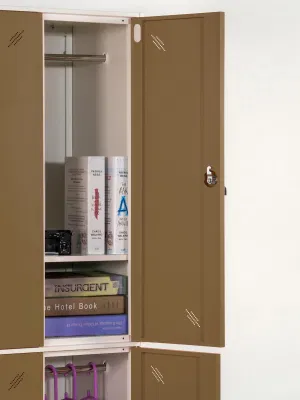 Промышленные шкафчики Entryway шкафчик коричневый 6 металлический ящик для блокировки двери школы