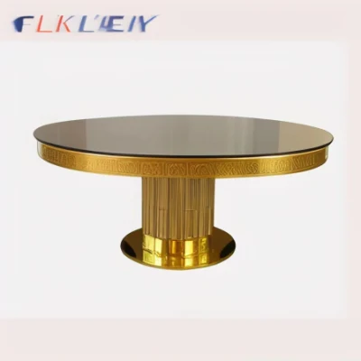 Обеденный зал Garden Black Marble Dining Table Искусственное камень раунд Обеденный стол