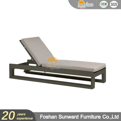 Индивидуальный современный оптовый открытый алюминиевый салон Bed Garden Patio Resort В отеле есть холл с мягкой подушкой