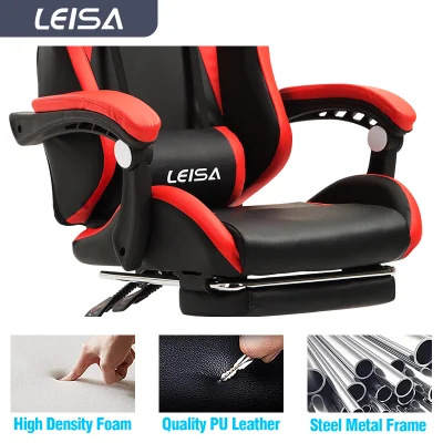 Дешевые кожаные поворотный Ergonomiccomputer игры гонки место Председателя