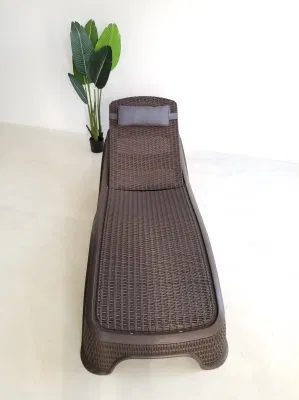 Пластиковые шезлонги на пляже Сан-Лезгер Отель Пул шезлонг Rattan Конструктивное исполнение подушки