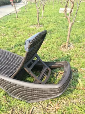 Пластиковые шезлонги на пляже Сан-Лезгер Отель Пул шезлонг Rattan Конструктивное исполнение подушки