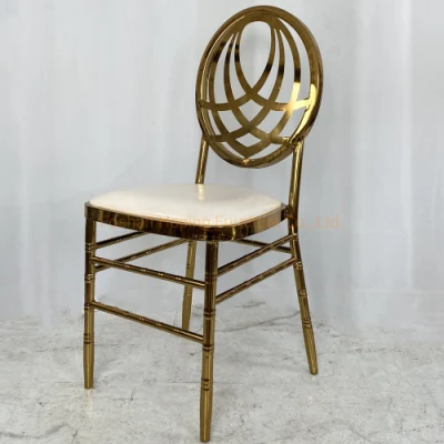 Chiavari Tiffany Wedding Банкетный открытый ресторан Китай Отель Стендинг событие Стулья Napoleon Metal Phoenix с современной мебелью