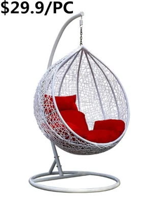 Плетеный патио гамак Outdoor Rattan Garden Эгг висячий стул
