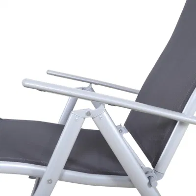 Переносной наружный патио Chaise Lounge кресло с регулируемой складной обивкой Шезлонг