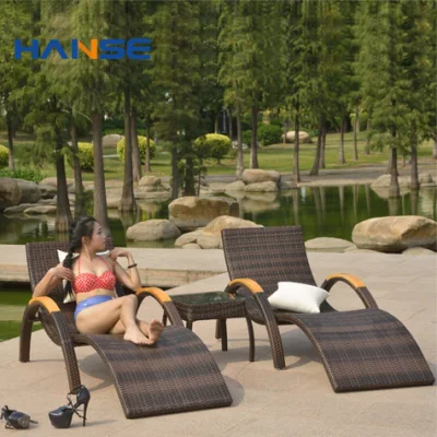 Blue Sun Beach American Sling ledge lounger в бассейне 2 Бар ARM Sexy Curved Brown Chaise Lounge