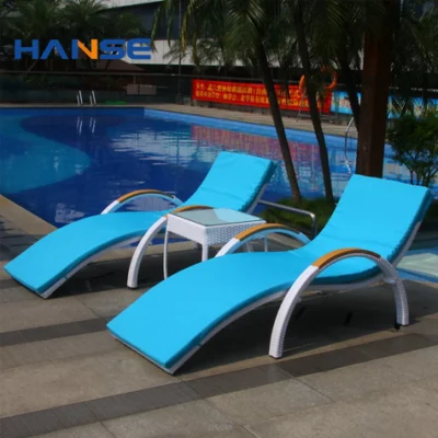 Blue Sun Beach American Sling ledge lounger в бассейне 2 Бар ARM Sexy Curved Brown Chaise Lounge