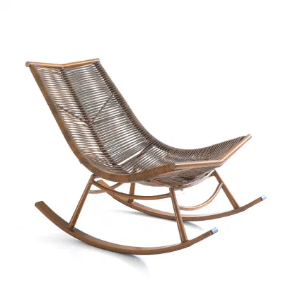 Открытый сад внутренний дворик Rattan Алюминиевый шезлонг