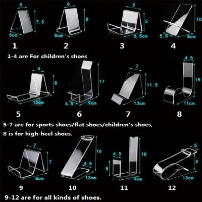Специальная акриловая обувь Display Rack Sneaker Shoe Holder