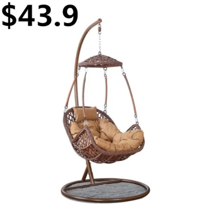 Плетеный патио гамак Outdoor Rattan Garden Эгг висячий стул