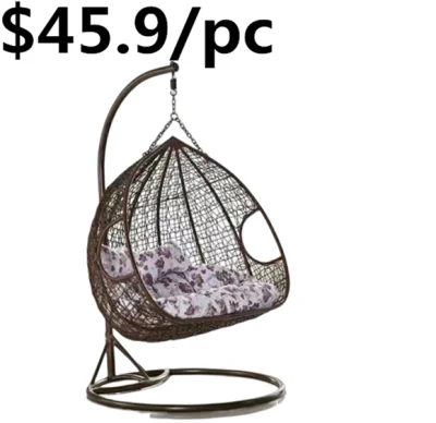Плетеный патио гамак Outdoor Rattan Garden Эгг висячий стул