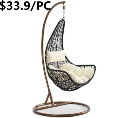 Плетеный патио гамак Outdoor Rattan Garden Эгг висячий стул