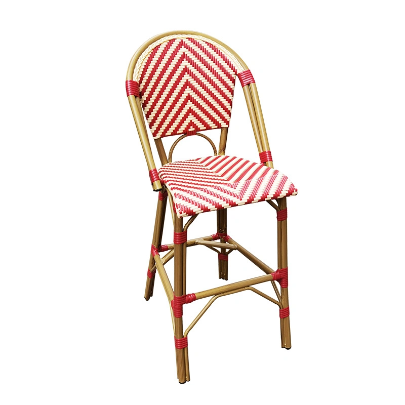 Wicker Rattan French Bistro Dining Chair