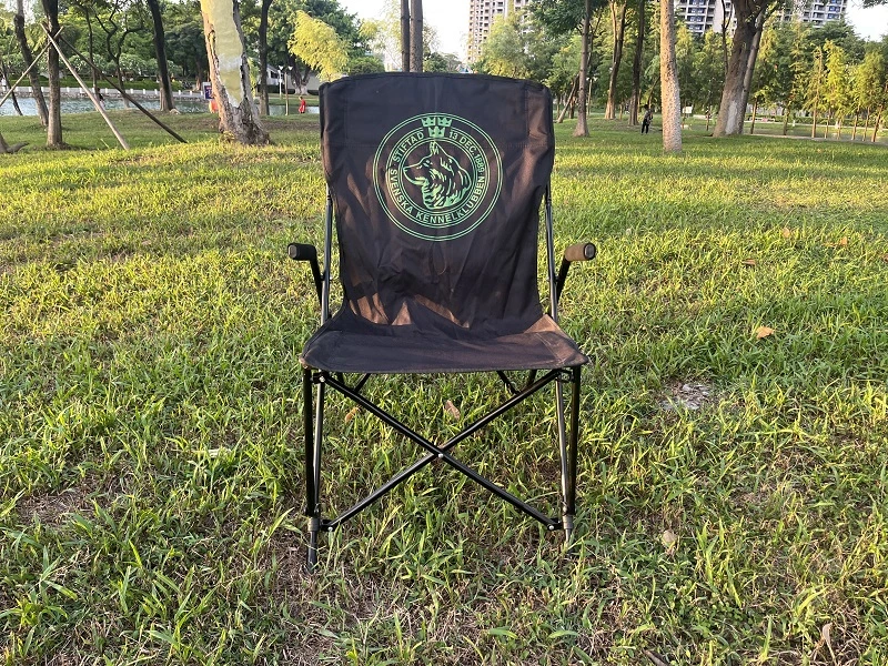 Heavy Duty Folding Camping Chair with Hard Arm Rest Beach Chair