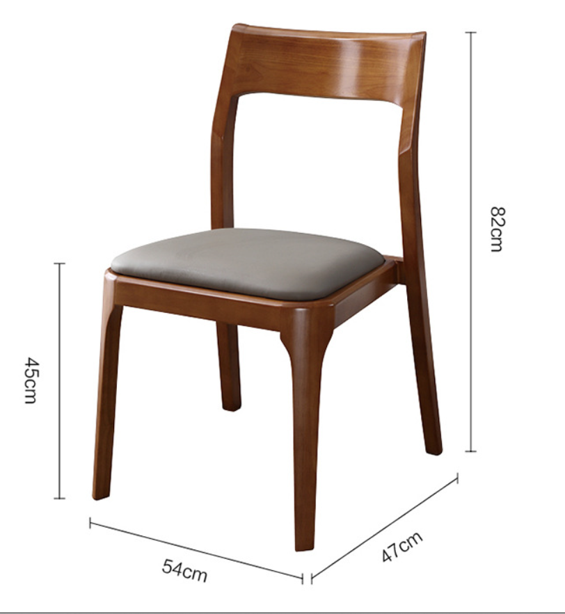 Factory Supply Modern Nordic Stackable Oak Walnut Dining Chair Wooden Restaurant Dining Chairs Wooden Chair