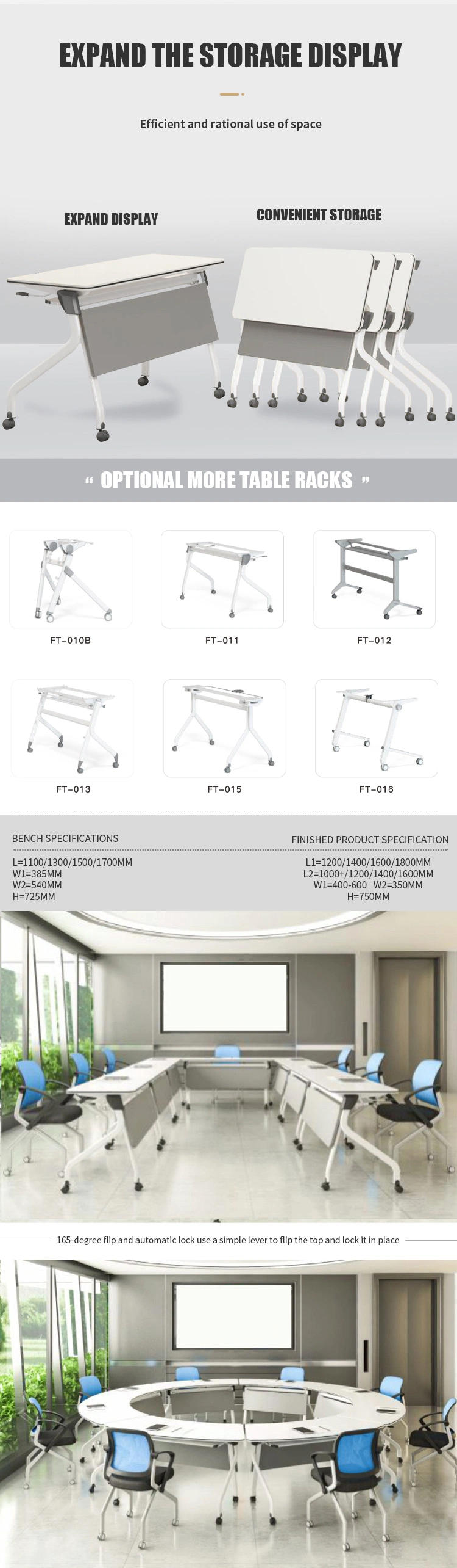 Aluminum Frame Wooden Folding Table Foldable Camping Wood Folding Picnic Table